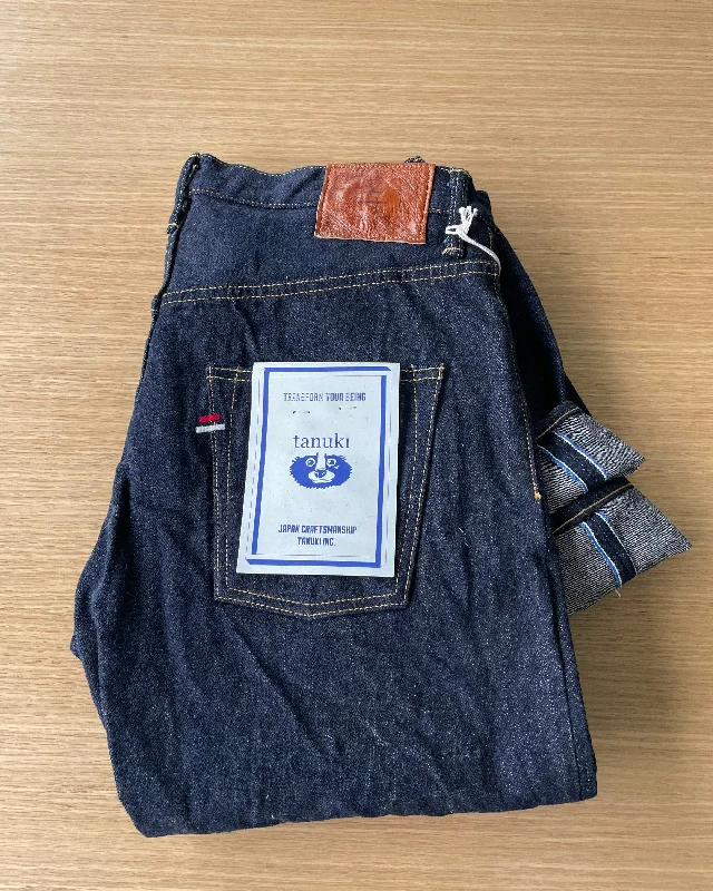 Thin Design NHT "Natural Indigo" High Tapered 16.5oz Selvedge Jeans
