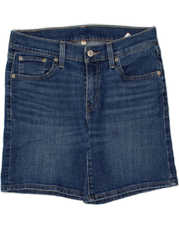 Dressing Tips LEVI'S Womens Denim Shorts W26 Small Blue Cotton