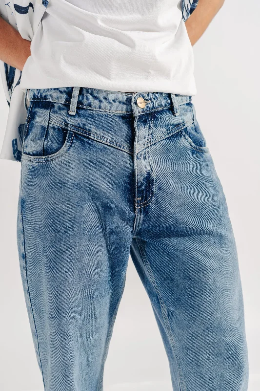 Goddess Style Men's Light Fish Cut Jeans