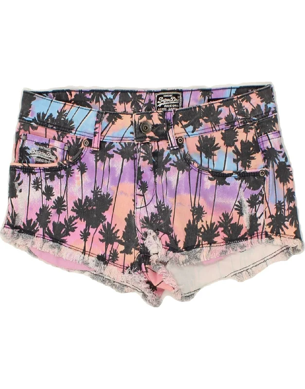 Personalized Clothing SUPERDRY Womens Graphic Hot Pants W28 Medium Multicoloured Tie Dye Personalized Clothing SUPERDRY Womens Graphic Hot Pants W28 Medium Multicoloured Tie Dye
