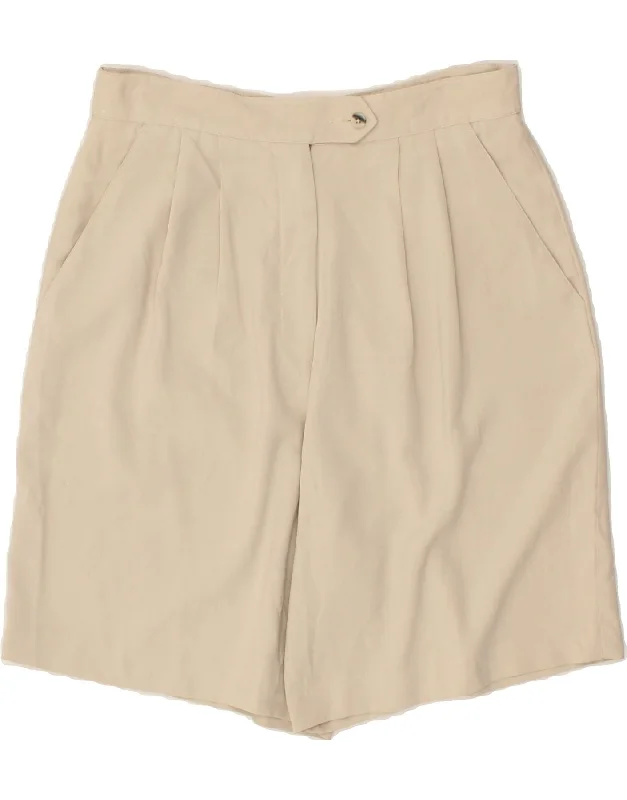 Sweet Girl IZOD Womens Pegged Chino Shorts US 12 Large W30 Beige Rayon