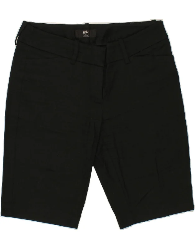 Eye-catching Personality MOSSIMO Womens Casual Shorts US 4 Small W30  Black Cotton
