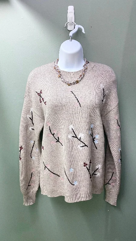 High-quality Design Charlie B Floral Embroidered Sweater