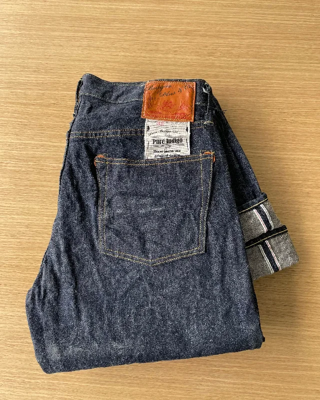 Elegant Wear Natural Indigo 14.5oz  Selvedge Jeans 1955 XX Model - Narrow Straight - OW (955-XX)