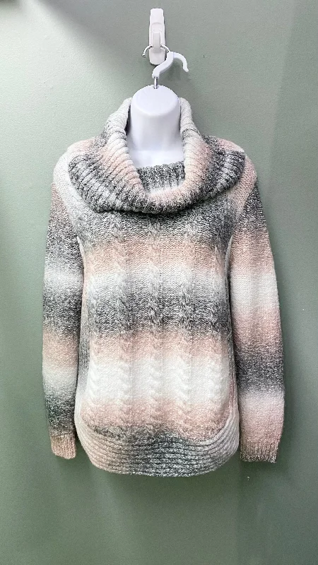 Layered Comfort Charlie B Turtleneck Round Hem Sweater