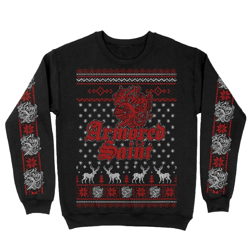Comfortable Fashion Armored Saint "St. Armored Sweater" Crewneck Sweatshirt