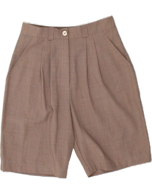 Elegant Comfort VINTAGE Womens Pegged Chino Shorts IT 44 Medium W28  Grey Viscose