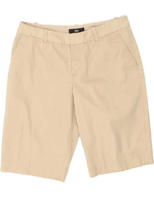 Layered Style MOSSIMO Womens Stretch Chino Shorts US 8 Medium W30 Beige Cotton