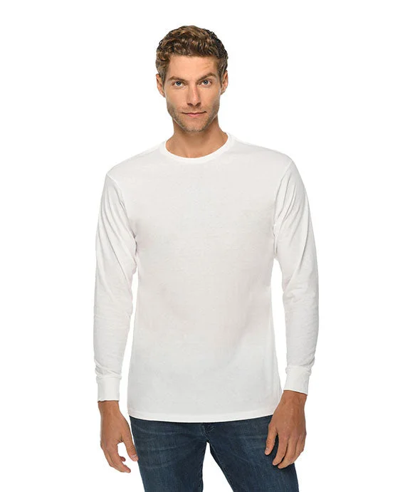 Sports Jacket LS15009 - Lane Seven Unisex Heavyweight Long-Sleeve T-Shirt | White