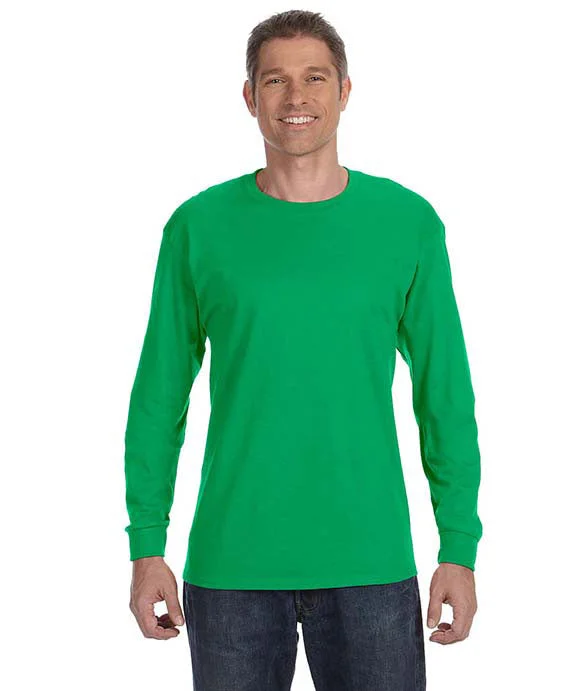 Retro Dress G5400 - Gildan Heavy Cotton™ Adult Long Sleeve T-Shirt | Irish Green