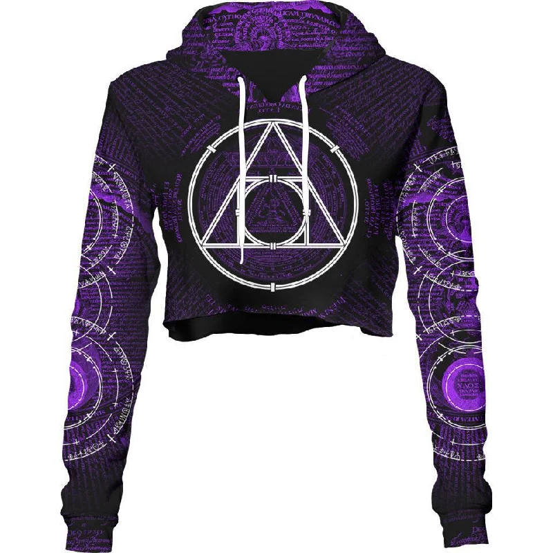 Urban Chic Philosopher's Stone Crop Hoodie