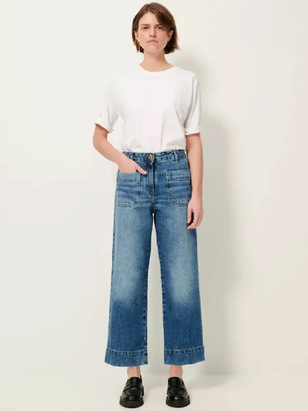 Effortless Dressing Sessun Seakey Jean in Vintage Blue