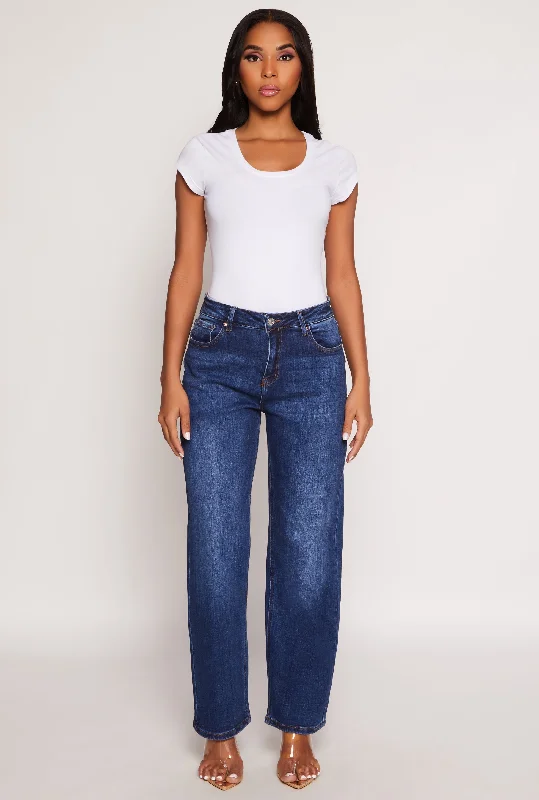 Outdoor Trend WAX Basic Straight Leg Jeans
