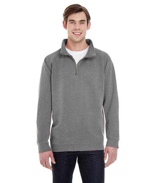 Thin Design 1580 - Comfort Colors Adult Quarter-Zip Sweatshirt | Grey