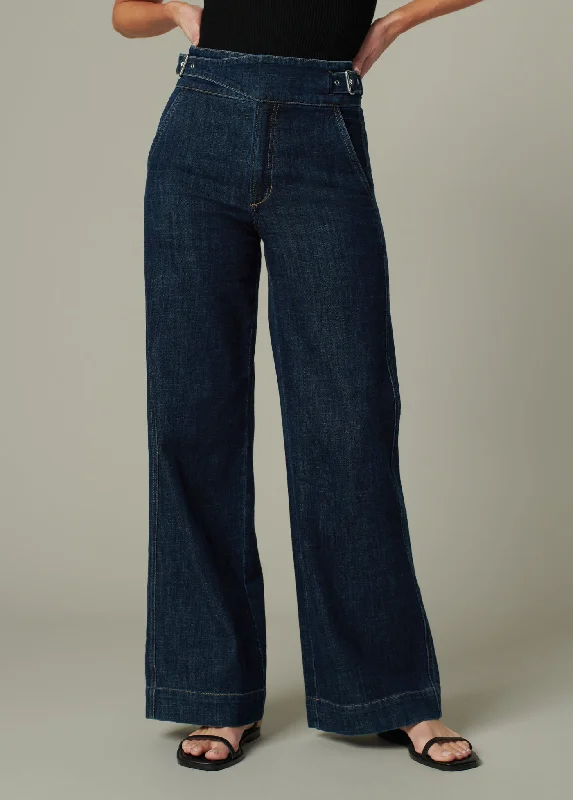 Cozy Fit THE DOUBLE BUCKLE WIDE LEG SAILOR PANT
