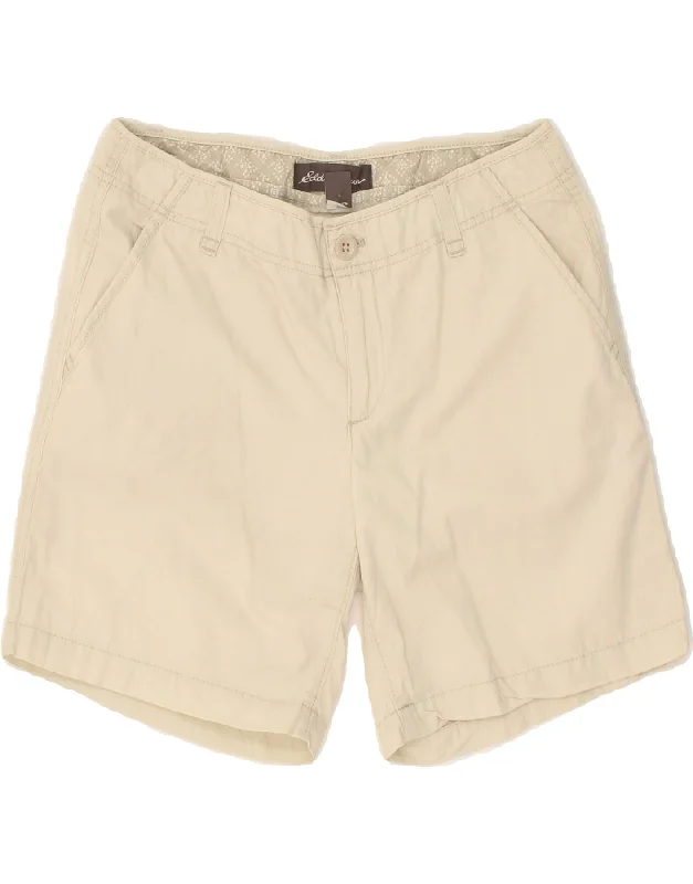 Effortless Style EDDIE BAUER Womens Chino Shorts US 2 XS W25 Beige