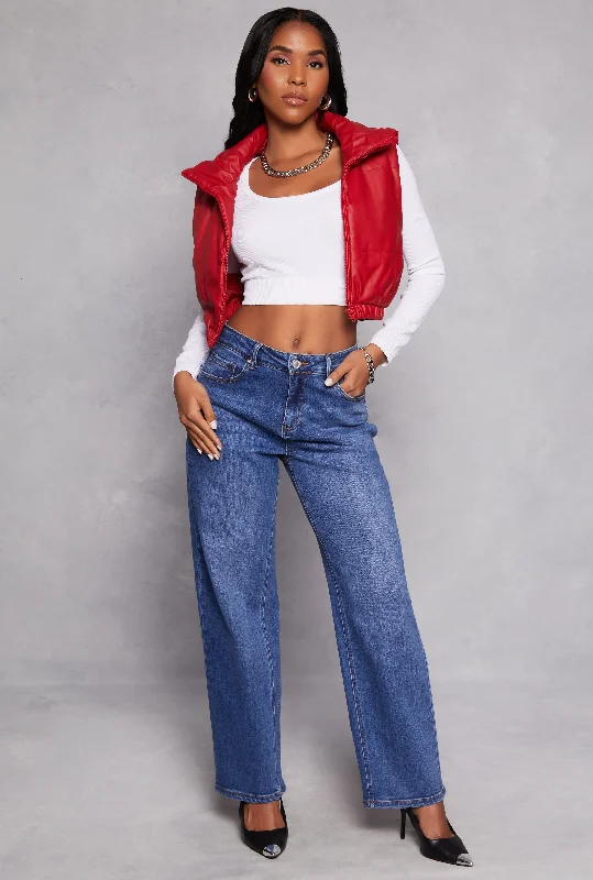 Sexy Fun WAX Basic Straight Leg Jeans