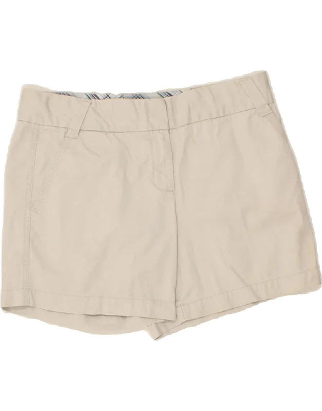 New Season Series J. CREW Womens City Fit Chino Shorts US 10 Large W34 Grey Cotton