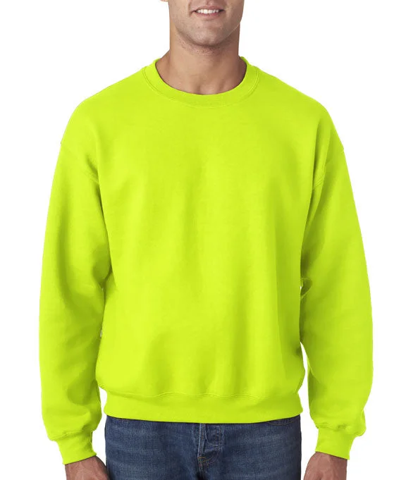 Elegant Comfort 18000 - Gildan Heavy Blend™ Adult Crew Neck Sweatshirt | Safety Green