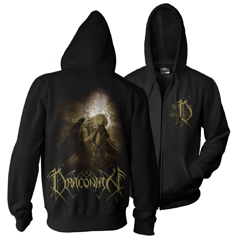 Hooded design Draconian "Statue" Zip Hoodie