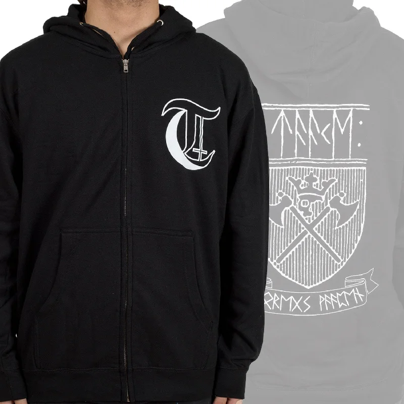 Loose Fit Taake "Shield (Only S and L left)" Zip Hoodie