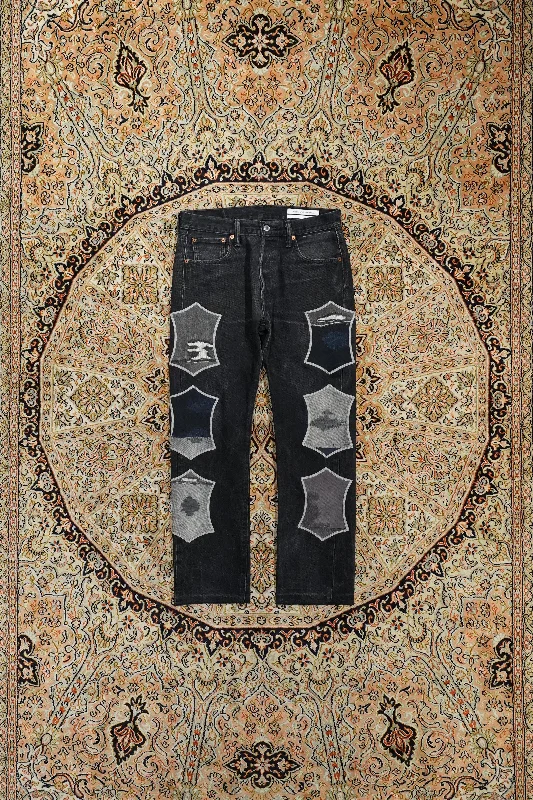 Low-key Luxury Children of the discordance NY: BORO PATCH DENIM TYPE B (BLACK)②