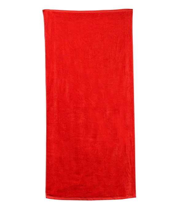 Sports And Leisure C3060 - Carmel Towel Company Classic Beach Towel | Red