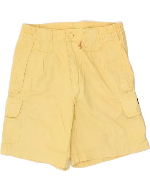 Cozy Outerwear SLAM Womens High Waist Cargo Shorts IT 46 Large W32 Yellow
