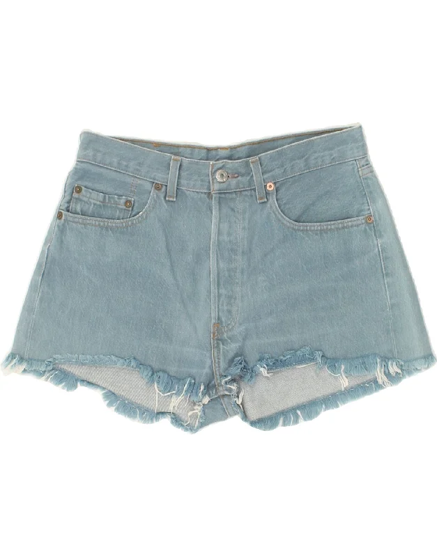 Cool Breeze At Night LEVI'S Womens Denim Shorts W30 Medium Blue
