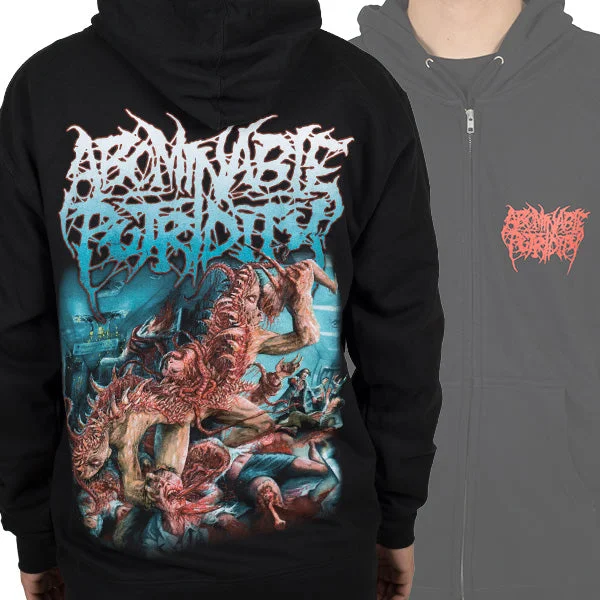 Fresh And Simple Abominable Putridity "Inhuman Abomination" Zip Hoodie