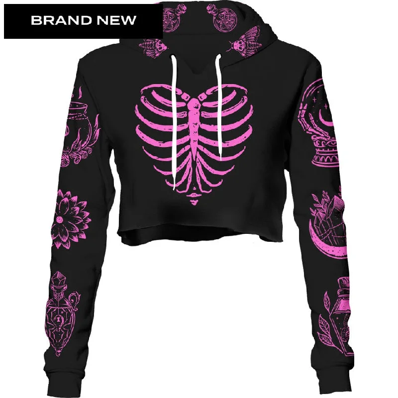 Trendy Items Magick Crop Hoodie - Potion Edition