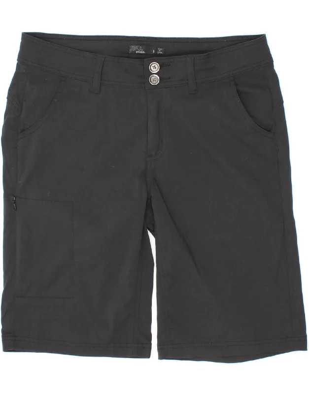 Multifunctional Style PRANA Womens Cargo Shorts US 8 Medium  W34  Grey Nylon