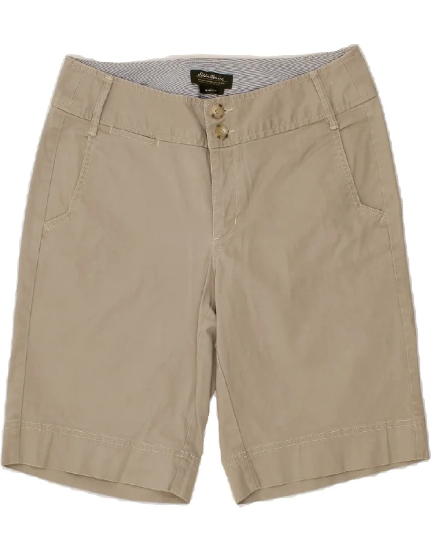 Fashionable And Versatile EDDIE BAUER Womens Blakely Fit Chino Shorts US 8 Medium W30 Beige Cotton Fashionable And Versatile EDDIE BAUER Womens Blakely Fit Chino Shorts US 8 Medium W30 Beige Cotton
