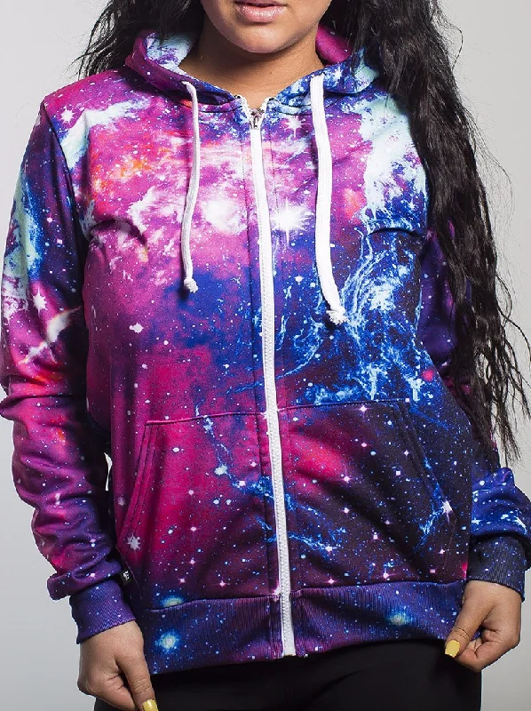 High-end Fashion Galaxy 2.0 Unisex Zip Hoodie