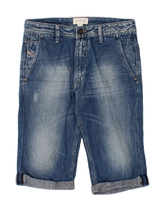Classic Series DIESEL Womens Denim Shorts UK 12 Medium W28 Blue Cotton