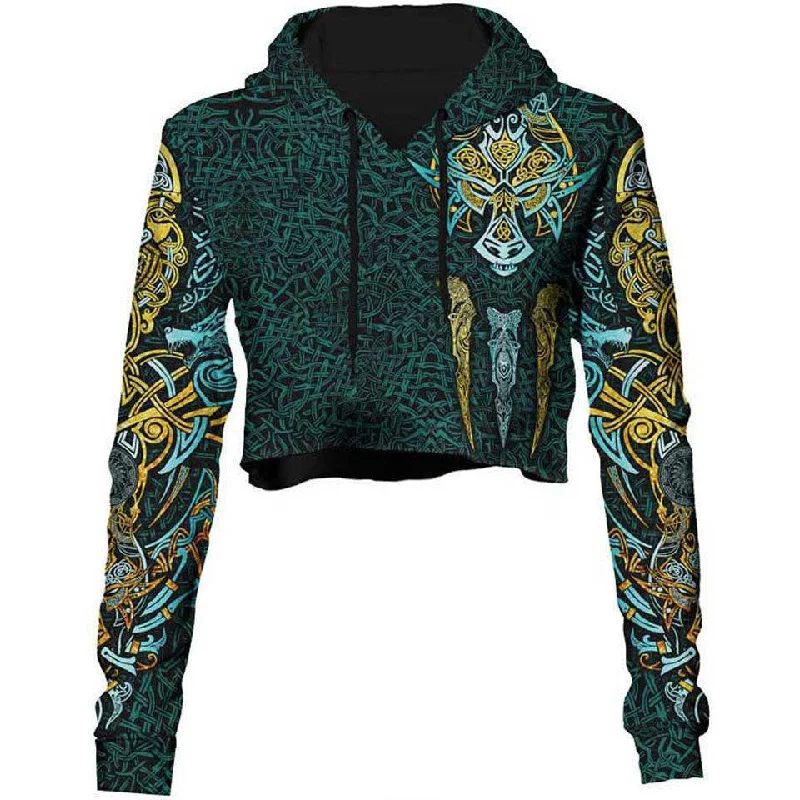 High-quality Styles Fenrir Crop Hoodie