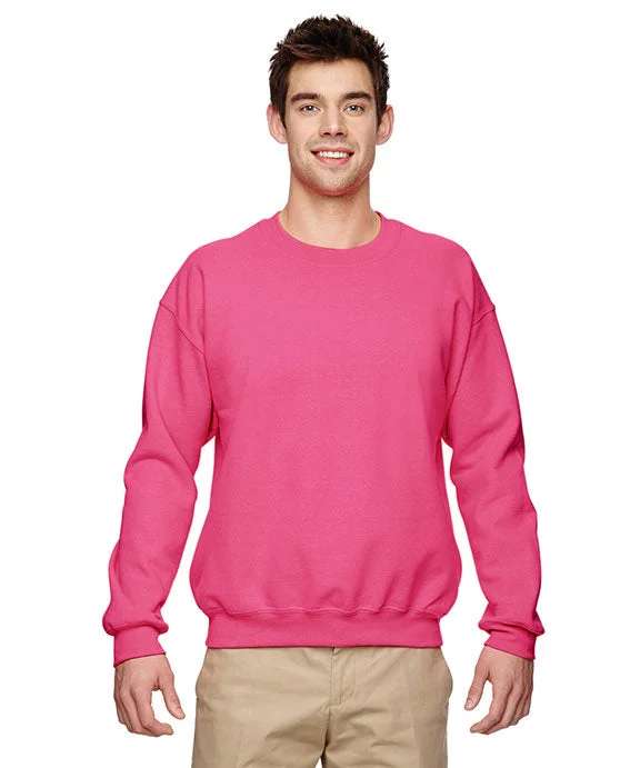 Exquisite Craftsmanship 18000 - Gildan Heavy Blend™ Adult Crew Neck Sweatshirt | Safety Pink