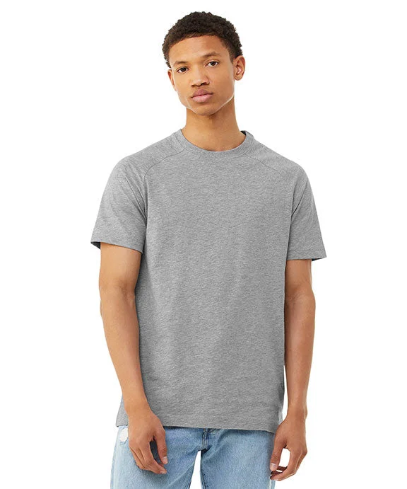 Personalized Outfit 3201 - Bella + Canvas Mens Heather CVC Raglan T-Shirt | Athletic Heather
