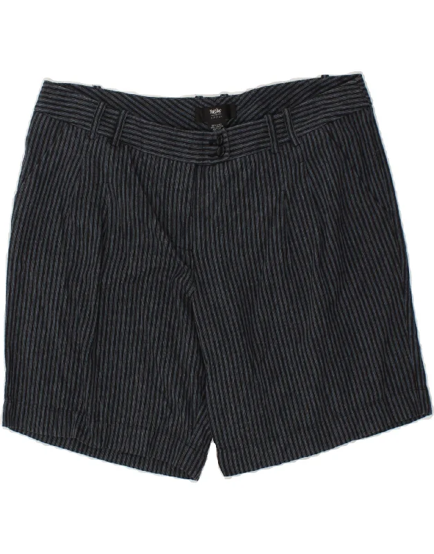 Relaxed Dresses MOSSIMO Womens Chino Shorts US 14 XL W36 Navy Blue Striped Linen