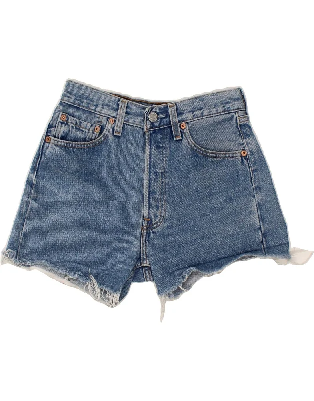 Versatile Comfort LEVI'S Womens Denim Shorts W29 Medium Blue Cotton