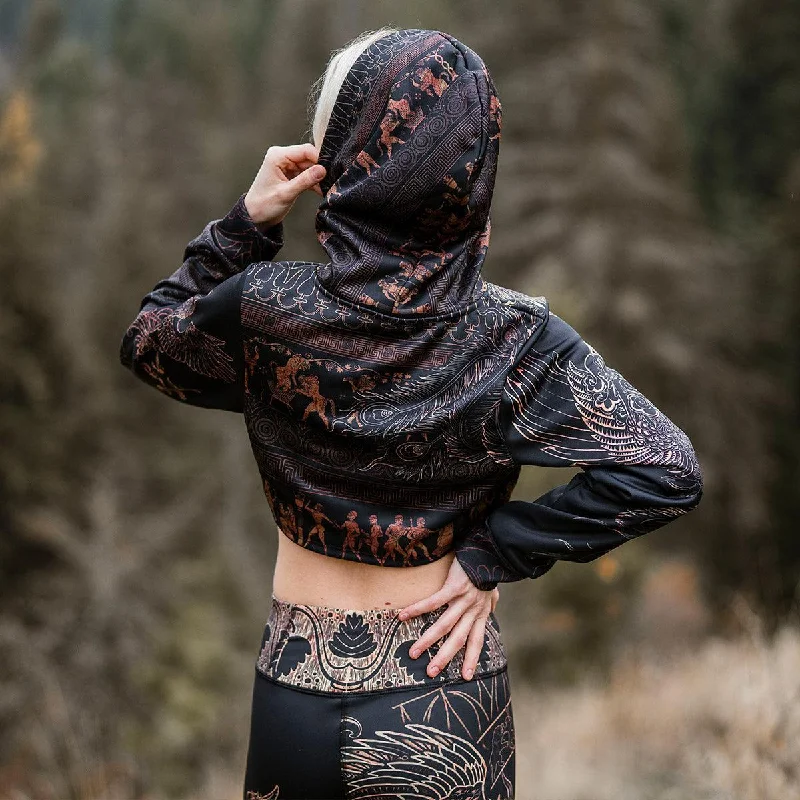 Personalized Wear Phoenix Crop Hoodie