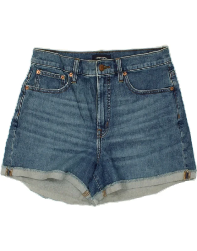 Short Design J. CREW Womens Denim Shorts W28 Medium  Blue Cotton