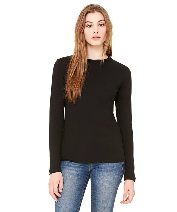 Fashion Selection B6500 - Bella + Canvas Ladies Jersey Long-Sleeve T-Shirt | Black