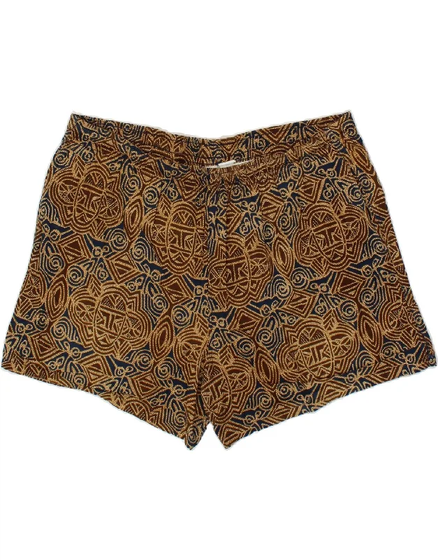 Comfortable And Simple VINTAGE Womens Casual Shorts W36 XL Brown Paisley