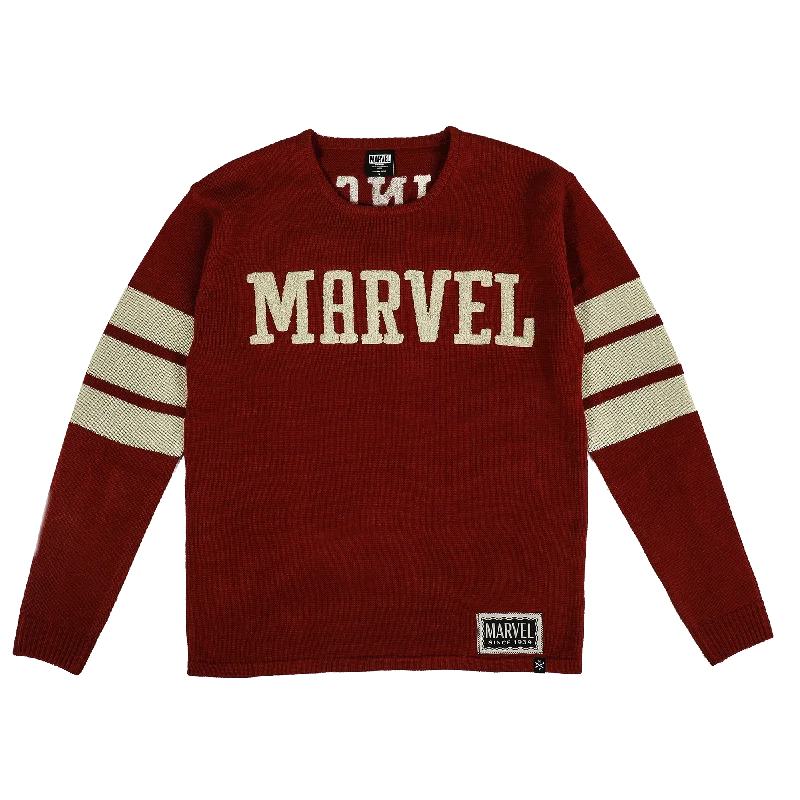 Classic Items Marvel Logo Varsity Sweater