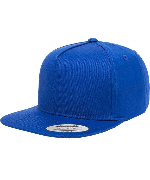 Soft And Comfortable Y6007 - Yupoong Adult 5-Panel Cotton Twill Snapback Cap | Royal Soft And Comfortable Y6007 - Yupoong Adult 5-Panel Cotton Twill Snapback Cap | Royal
