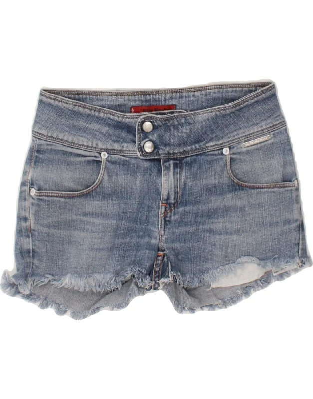 High waist design LEVI'S Womens Billie May Denim Shorts W28 Medium Blue