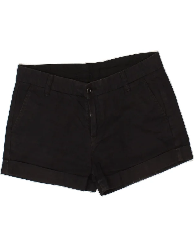 Easy Fashion CARHARTT Womens Chino Shorts W28 Medium Black Cotton