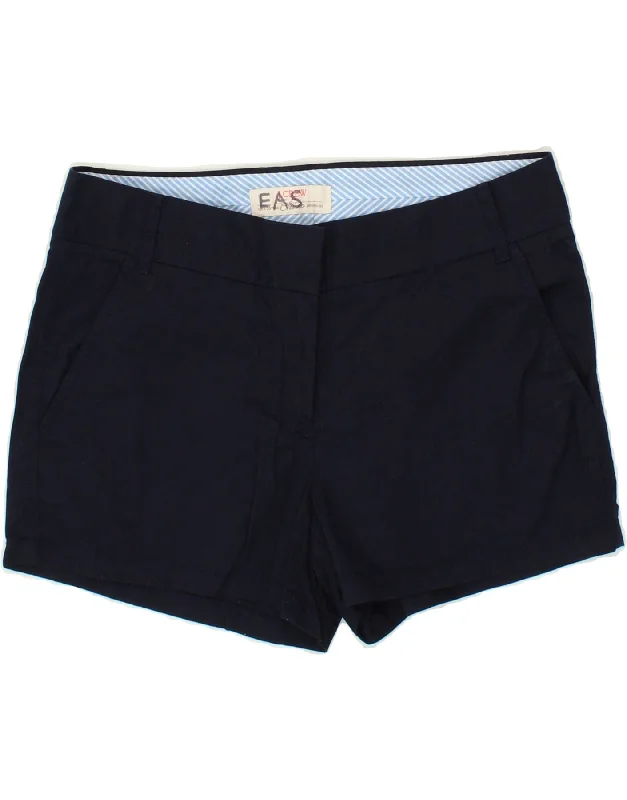 Knitted Design J. CREW Womens Chino Shorts US 2 XS W28 Navy Blue Cotton