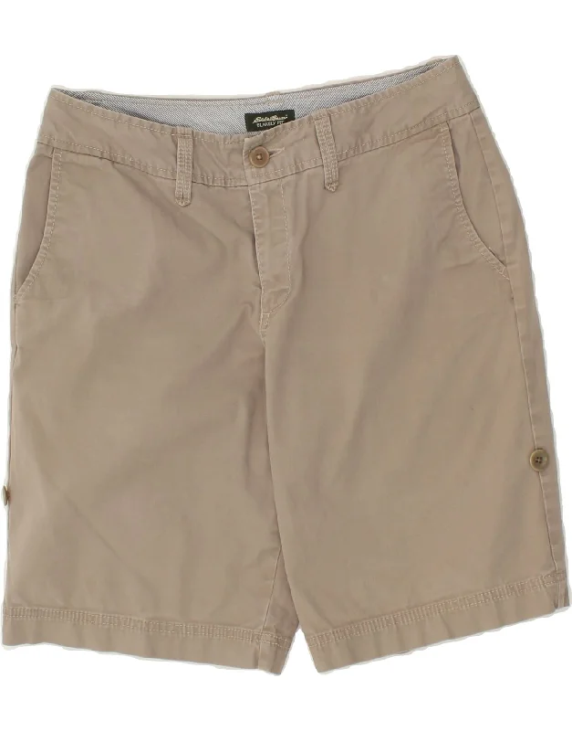 Sports fitness shoes EDDIE BAUER Womens Blakely Fit Chino Shorts US 8 Medium W27  Grey Cotton